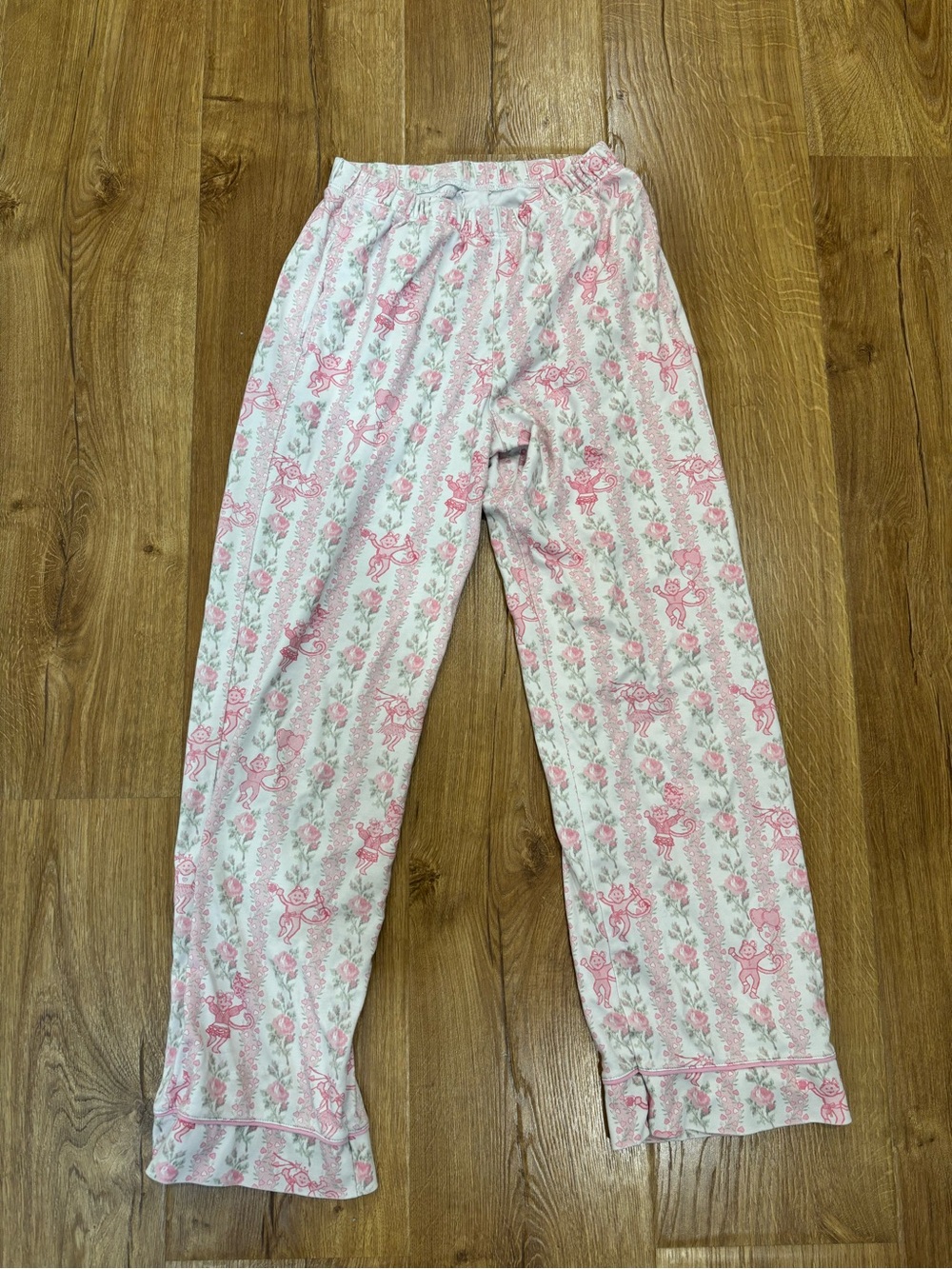 LoveShackFancy x Roller Rabbit heirloom monkey Pajama Pants